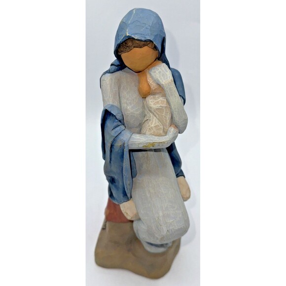 Willow Tree The Christmas Story Mary & Baby Jesus Figurine Susan Lordi Signed - Picture 2 of 16
